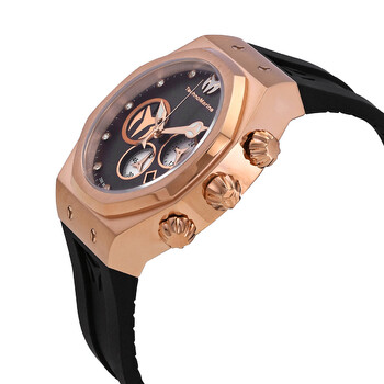 Reef Chronograph Quartz Diamond Black Dial Men's Watch TM-520004