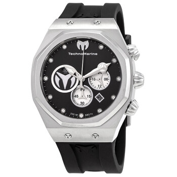 Reef Sun Chronograph Quartz Diamond Black Dial Men's Watch TM-520000