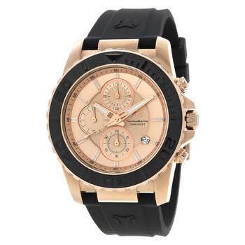 Sea Chronograph Quartz Rose Gold Dial Men's Watch TM-725007
