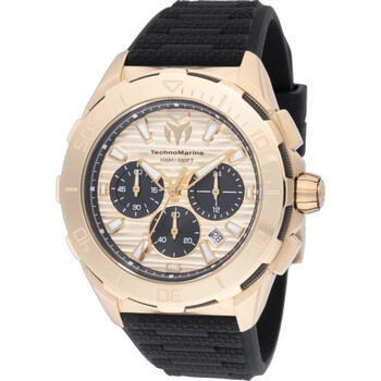 【メル43741】 Technomarine Manta Chronograph GMT Quartz Men's Watch TM-224020