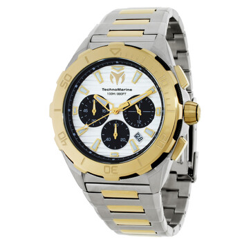 Technomarine Seven Seas Chronograph GMT Quartz Gold Dial Men's