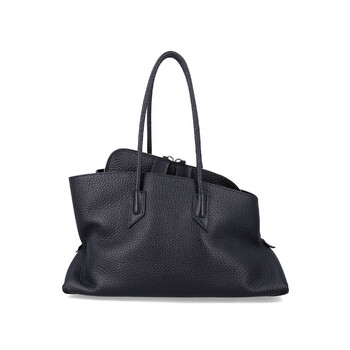 La Passeggiata Medium Grainy Leather Tote