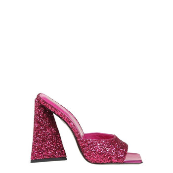 Ladies Pink Sequins Devon 115 mm Mule