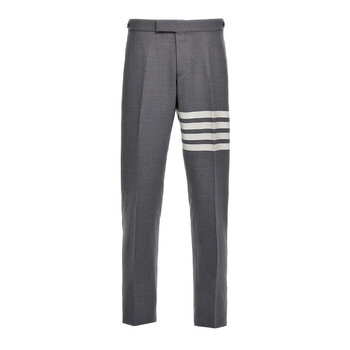 Plain Weave 4-Bar Trousers
