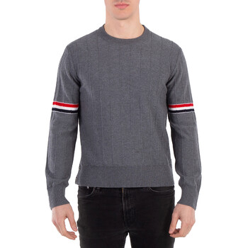 Thom Browne Lightweight Striped Cuff Cotton T-Shirt, Brand