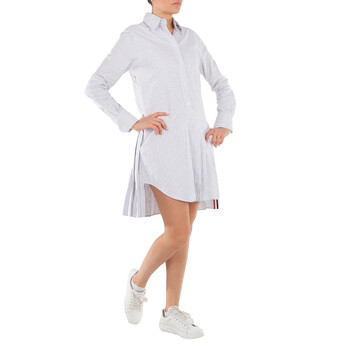 Oxford Stripe Oversized Shirtdress