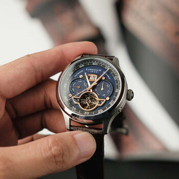 Baron Blue Dial Men's Watch ES-8187-02