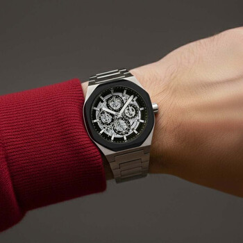 Drake Triple Calendar Black Dial Men's Watch ES-8308-44