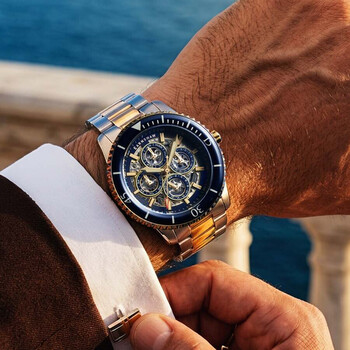 Duncan Automatic Blue Dial Men's Watch ES-8320-44