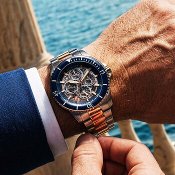 Duncan Automatic Blue Dial Men's Watch ES-8320-66