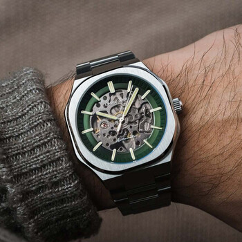 Exeter Automatic Green Dial Men's Watch ES-8300-44