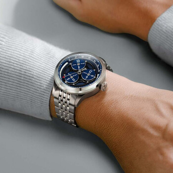 Hexham Trisect Blue Dial Men's Watch ES-8304-22