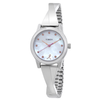 Timex Women\'s Watch TW2T49400 Quartz Silver Dial Stainless Steel 26mm Timex Quartz Stainless Steel Silver Dial Ladies Watch  main image 2