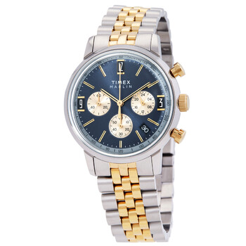 Timex Classic Chronograph Quartz Blue Dial Men