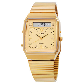 時計 TIMEX TW2U72500 Timex Q Timex Reissue Quartz Analog-Digital White Dial Men's Watch