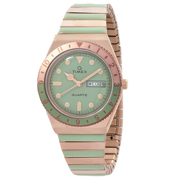 【美品】TIMEX Q ローズゴールド 38mm クォーツ Timex Q Reissue Rose Gold Watch | Uncrate
