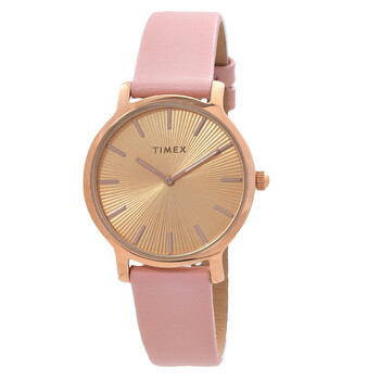 Timex Metropolitan Quartz MOP Dial Ladies Watch TW2T35900  display picture 3
