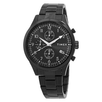 Timex Express Chronograph Quartz Black Dial Men's Watch TW2R66100