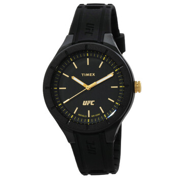 UFC Timex デジタル腕時計 ブラック/ゴールド timex-ufc-champ-quartz-black-