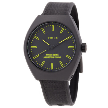 Timex Legacy Tonneau Chronograph Quartz Black Dial Men display picture 2