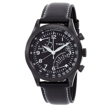 【国内即納】TIMEX シカゴ クロノグラフ TW2W13400 腕時計 Timex Chicago Chronograph Quartz Black Dial Men's Watch