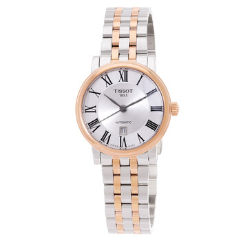 Carson Automatic Silver Dial Two-tone Ladies Watch T122.207.22.033.00