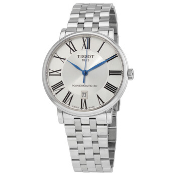 Tissot Carson Moon Phase Quartz Silver Dial Men's Watch