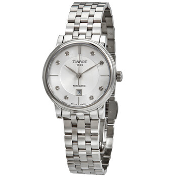 Carson Premium Automatic Diamond White Dial Ladies Watch T122.207.11.036.00