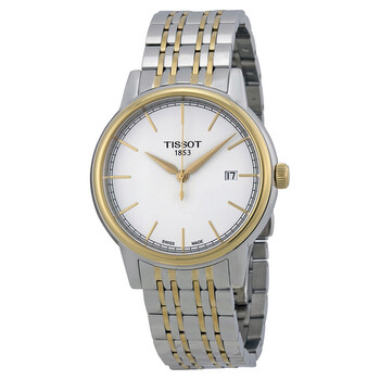 Carson White Dial Two-tone Men's Watch T0854102201100