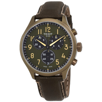 Chrono XL Quartz Khaki Dial Men's Watch T116.617.36.092.00