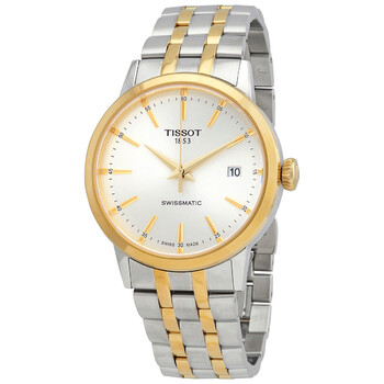 Classic Dream Automatic Silver Dial Two-tone Men's Watch T129.407.22.031.01