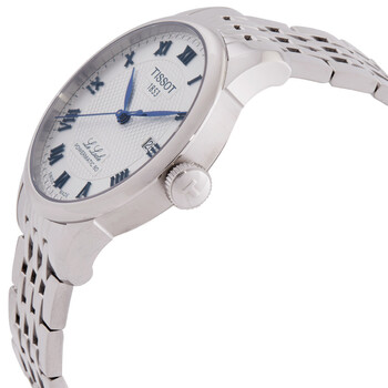 Le Locle Powermatic 80 20th Anniversary Silver Dial Men's Watch T0064071103303