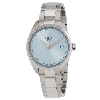PR 100 Quartz Ice Blue Dial Ladies Watch T1502101135100