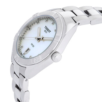 PR 100 Sport Chic Quartz Diamond White Mother of Pearl Dial Ladies Watch T101.910.11.116.00 PR 100 Sport Chic Quartz Diamond White Mother of Pearl Dial Ladies Watch T101.910.11.116.00
