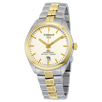 PR100 Chronometer Two-tone Men's Watch T1014512203100 T101.451.22.031.00