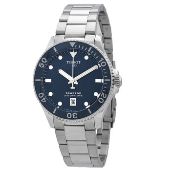 Seastar Quartz Blue Dial Men's Watch T120.410.11.041.00