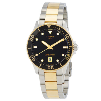 Tissot Seastar 1000 Quartz Black Dial Unisex Watch T1202102105100