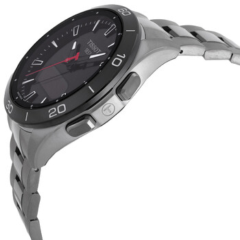 T-Touch Connect Sport Quartz Black Dial Unisex Smart Watch T153.420.44.051.00