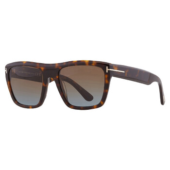 Tom Ford Eric Green Square Men's Sunglasses FT0595 52N 55