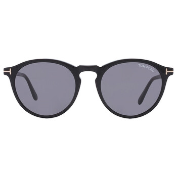 Tom Ford Dante Smoke Round Men's Sunglasses FT0834 01A 52