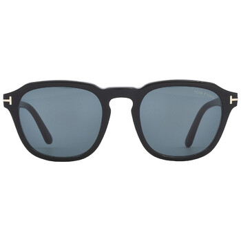 Tom Ford Andrea-02 Blue Oval Men's Sunglasses FT0539 02V 48