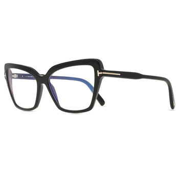 Tom Ford Blue Light Block Cat Eye Ladies Eyeglasses FT5843-B  display picture 2