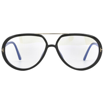 メガネ Tom Ford Blue Light Glasses TF5798B 001 Unisex Tom Ford TF5737-B Square Glasses | Fashion Eyewear US