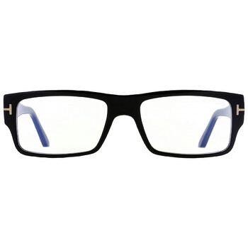 Tom Ford Blue Light Block Square Ladies Eyeglasses FT5881-B