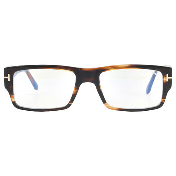 Tom Ford Blue Light Block Rectangular Men's Eyeglasses