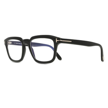 Blue Light Block Rectangular Men's Eyeglasses FT6032-F-B 001 52