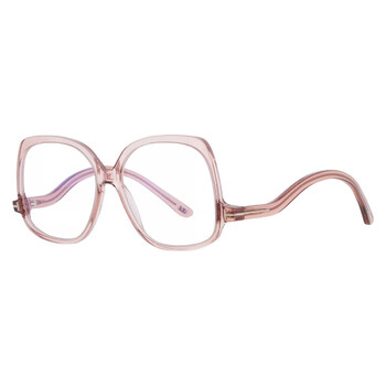 Blue Light Block Square Ladies Eyeglasses FT5968-B 072 54 Blue Light Block Square Ladies Eyeglasses FT5968-B 072 54