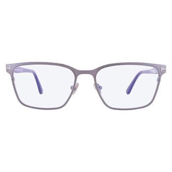 Blue Light Block Square Men's Eyeglasses FT5733-B 008 55