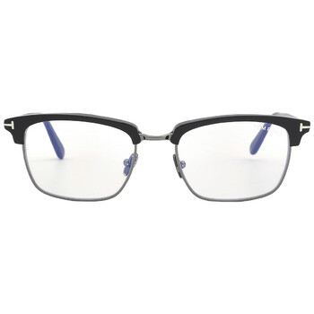 Blue Light Block Square Men's Eyeglasses FT5801-B 001 54 Blue Light Block Square Men's Eyeglasses FT5801-B 001 54