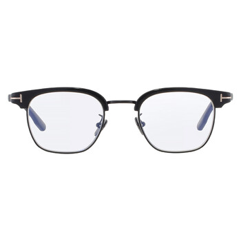 Blue Light Block Square Men's Eyeglasses FT5932-D-B 001 47